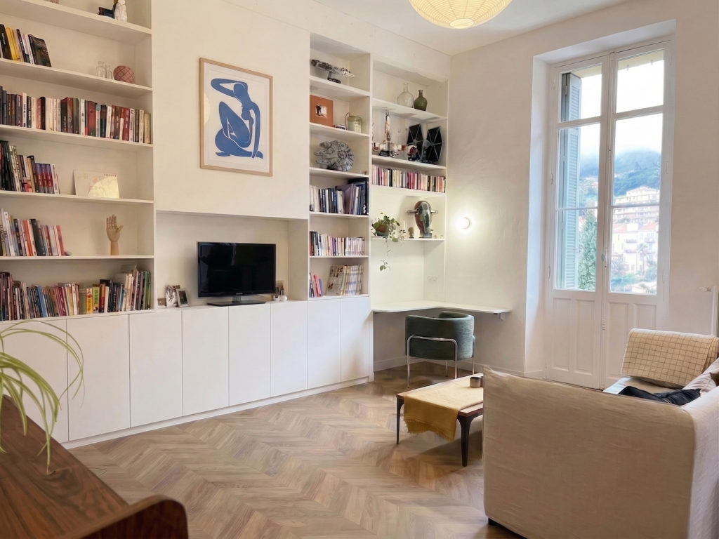 Meuble sur mesure design Salon 